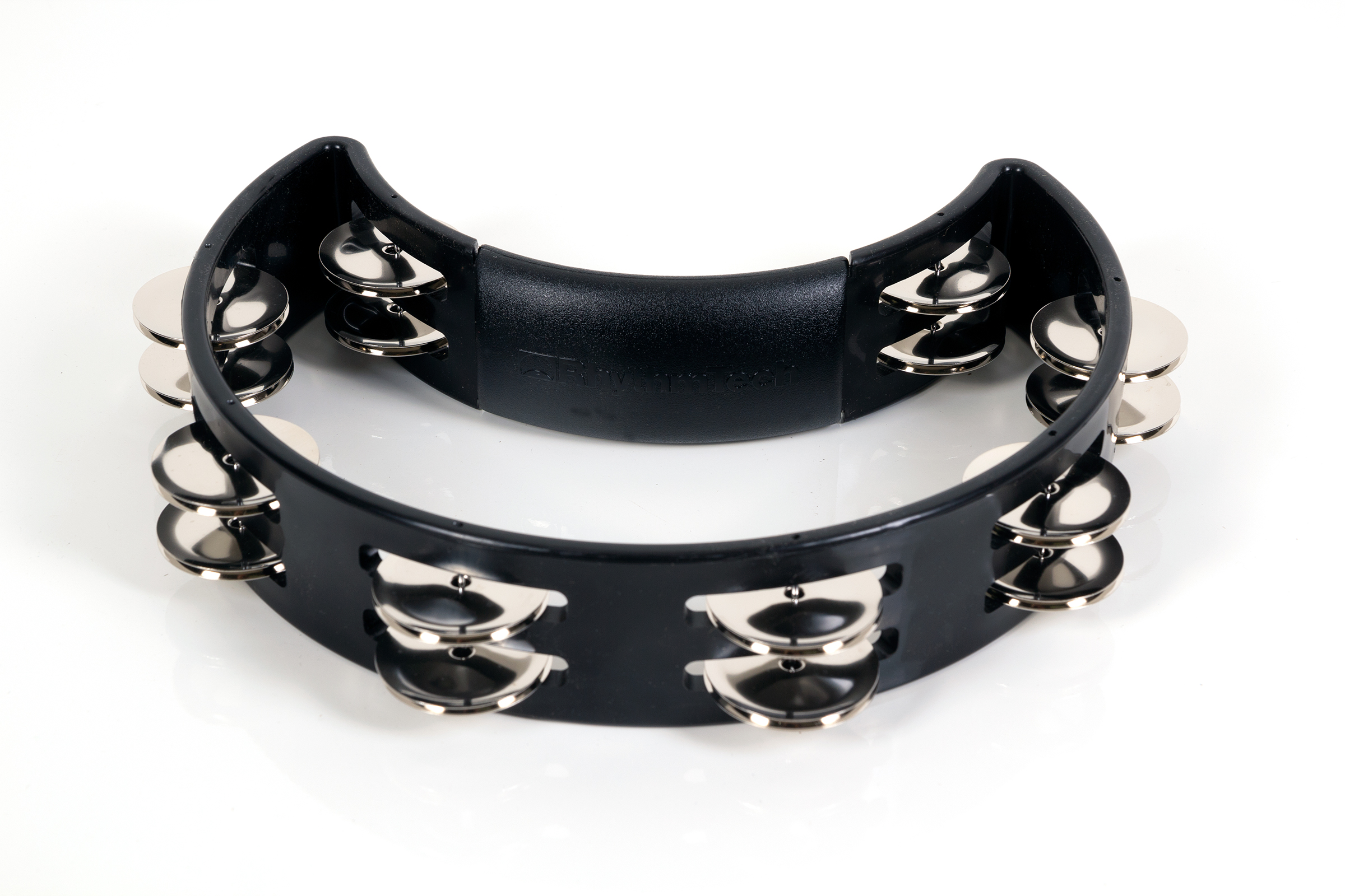 RhythmTech リズムテック RT1010 ニッケル2連タンバリン黒 楽器 Amazon.com: RhythmTech RT1010 Tambourine, Nickel Jingles, Black